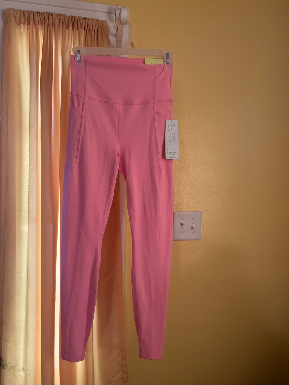 all in motion Pink High-Waist Leggings with Side Pockets